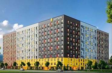 flat kant: 2 комнаты, 85 м², Элитка, 12 этаж, Готовая ПСО (под самоотделку) — 2
