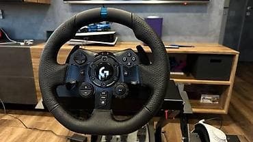 Игровой руль Logitech G923 + Driving Force Shifter Использовал месяц — 3