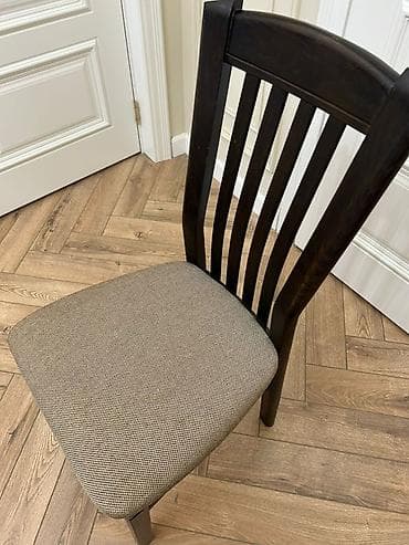 Вешалки: Стул для кухни, Дерево, цвет - Коричневый — 2