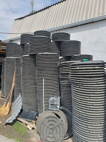 железные топчаны: Колодезные кольца из чугуна. Подходят для строительства колодцев — 5