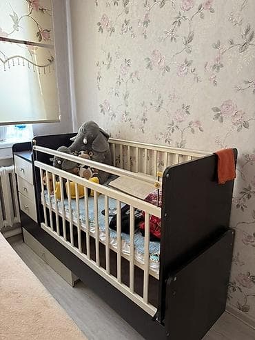 мягкая игрушка медведь: Детский манеж-кровать 2 уровня: растет вместе с малышом! • Два — 1