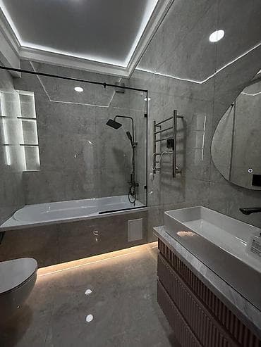 Недвижимость: 3 комнаты, 116 м², Асанбай мкр 13 этаж, Евроремонт — 5