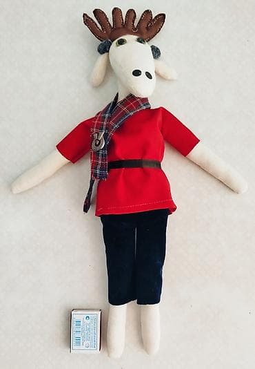 Плюшевая игрушка. Лось, ручная работа. Игрушка подойдет для детских