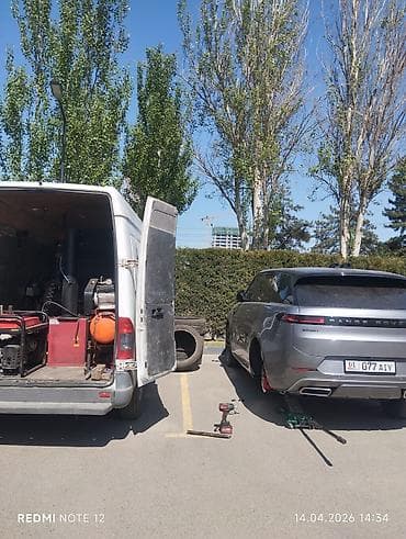 Дөңгөлөк монтажы: Мобильный шиномонтаж 🔥 помощь на дороге💥🚍 - Выездной сервис: работа — 2