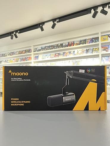 tab samsung: Maono PD100W — беспроводной динамический микрофон для стриминга — 1