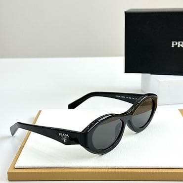 кена очки: Солнечные очки Prada - Модель: овальная/узкая овальная оправа в стиле — 2