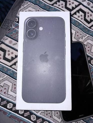 IPhone 16, 128 ГБ, Черный, Коробка, 100 %