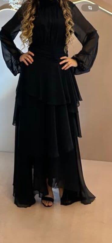 срочно продаю в связи с переездом: Вечернее платье, Длинная модель, С рукавами, XL — 3