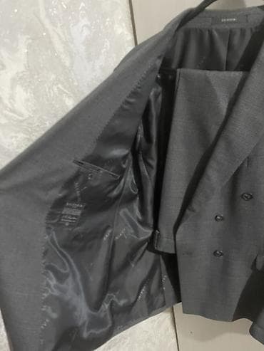 костюм врача: Мужской костюм, Стандарт, Б/у, цвет - Серый, Платная доставка — 2