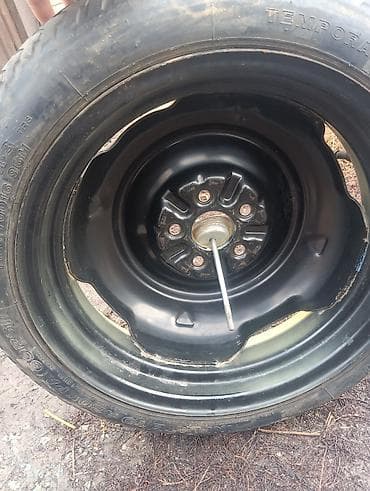 r16 4100: Колеса в сборе <130 / 70 / R 16, Лето, Б/у, 1 шт, Легковые, Железные, отверстий - 4 — 5