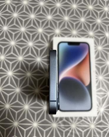 Техника и электроника: IPhone 14, Голубой, Коробка — 3