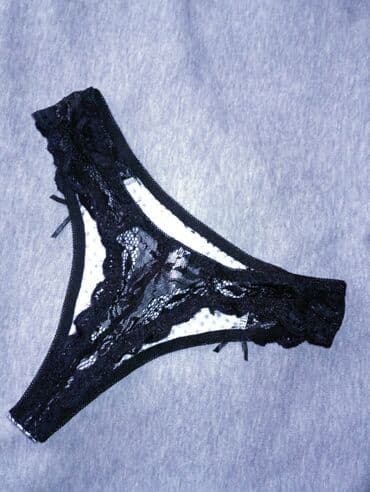 женские турси: Трусики, Стринги, С кружевом, Атлас, Италия — 4