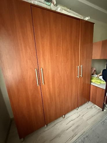 аквариум тумба: Шифоньер, шкаф для одежды, Прямой, ЛДСП — 3