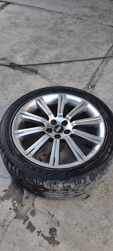 новые шины: Литые Диски R 18 Enkei, Комплект, отверстий - 5, Б/у — 6