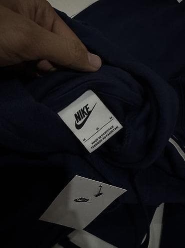 джог: Мужской спортивный костюм, M, L, Nike, Новый, цвет - Синий, Самовывоз — 6