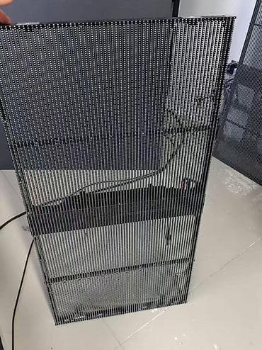 лед дисплей: Транспарентный сеточный прозрачный светодиодный лэд экран transparent — 3