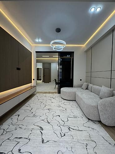 2 комнаты, 57 м², Ак-Кеме (старый аэропорт) Элитка, 4 этаж, Дизайнерский ремонт