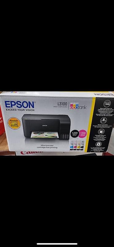 купить цветной принтер 3 в 1: Принтер Сканер Копирование - Epson L3100 (Printer-copier-scaner, A4 — 2