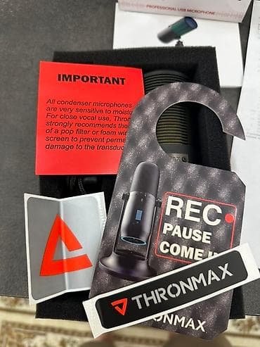 Другая аудиотехника: Микрофон Thronmax M6 Pro RGB – это профессиональный USB-микрофон — 6