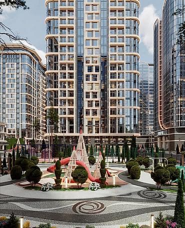 кввр: 1 комната, 57 м², Элитка, 17 этаж, Готовая ПСО (под самоотделку) — 1