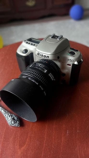 Техника и электроника: Nikon f50 + Nikkor 85 mm 1.8D плёночный фотоаппарат в отличном для — 1