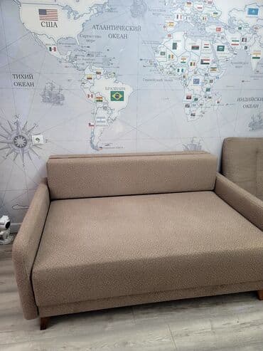 детская мебель 3 в 1: Прямой диван, Двуместный — 5