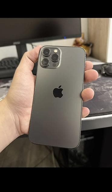 IPhone 12 Pro Max, Б/у, 128 ГБ, Графит, 80 %