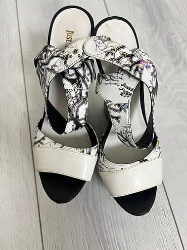 Босоножки, сандалии, шлепанцы: Босоножки, 39, Calvin Klein, Новый, цвет - Белый, Бесплатная доставка — 4