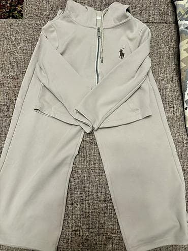 second hand: Продаю Спортивный костюм (джоггер + худи) в бежевом цвете. Для девочки — 2