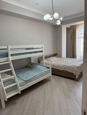 Недвижимость: 2 комнаты, 92 м², Асанбай мкр Элитка, 9 этаж, Евроремонт — 3