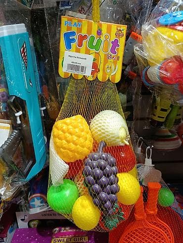 Игровой набор «PLAY Fruit Set» — большой сет пластиковых фруктов в
