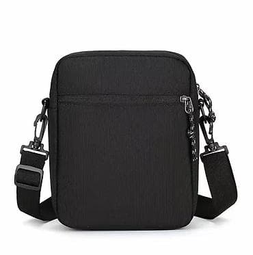 борсетки: Барсетка, Материал: Тканевый материал, Застежка на молнии, Новый — 4