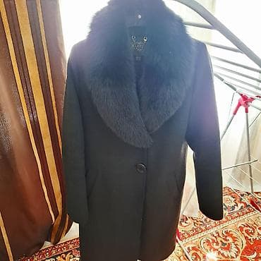 Пальто: Пальто, Классика, Зима, Драп, По колено, Двубортная модель, XL — 1