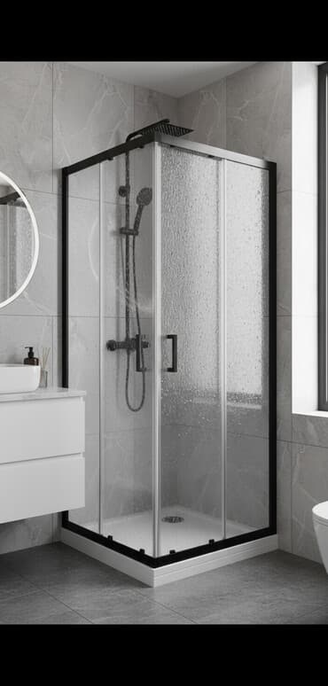бу душ кабинка: Душевое ограждение Universal Pro N имеет размеры 1950 мм, что делает — 1