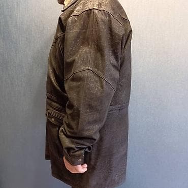 коженая: Кожаная мужская куртка в отличном состоянии. Размер XXL - XXXL — 3