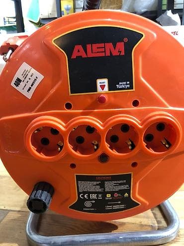 work emotion: Удлинитель, На катушке, Длина: 50 м, 4 розетки — 4