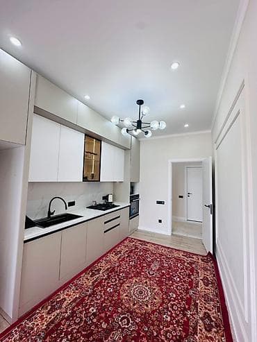 Квартиры: 2 комнаты, 75 м², Джал мкр (в т.ч. Верхний, Нижний, Средний) Элитка, 8 этаж, Дизайнерский ремонт — 4