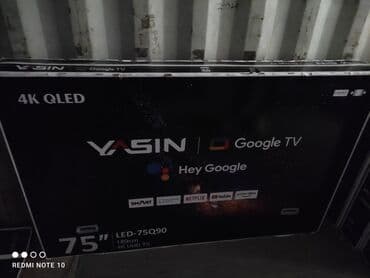 антены: Телевизор - yasin 65q90 165 см 65" 4k (google tv) - описание: в — 2