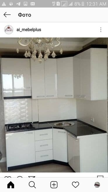 реставрация кухонной мебели бишкек: Мебель на заказ, Гостиная, Кухонный гарнитур, Шкаф, Комод — 11