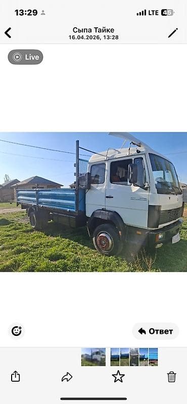 Грузовик, Mercedes-Benz, Стандарт, 7 т, Б/у