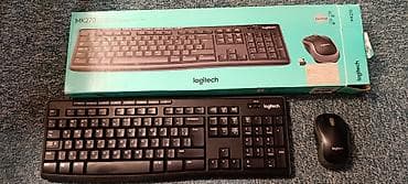 Клавиатура, Logitech, Мембранная, Проводное подключение, Размер: 100%