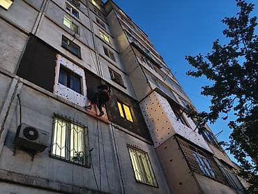 реклама на крыше дома: Альпинистские фасадные работы любой сложности - Высотные работы — 10