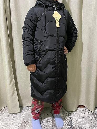 лининг куртки зимние: Пуховик, По колено, Китай, Ультралегкий, С капюшоном, Стеганый, L — 2