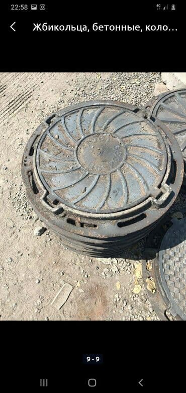 колцо бетон: Железобетонное (ЖБИ) кольцо для септика Размер: 110 x 90 x 8 см, Платная установка, В розницу — 7