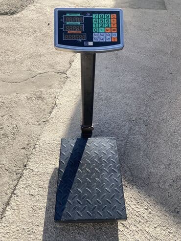 оборудование для магазина: Напольные электронные весы с платформой и стойкой с дисплеем — 2