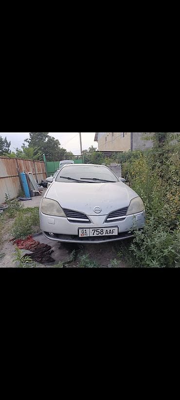 Унаа сатуу: Nissan Primera: 2002 г., 2.2 л, Кол менен иштөөчү, Дизель, Седан — 4