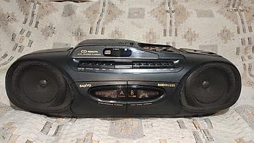 петличный микрофон купить: Портативный магнитолла SANYO A SANYO MCD - Z51 с CD/кассетной декой и — 1