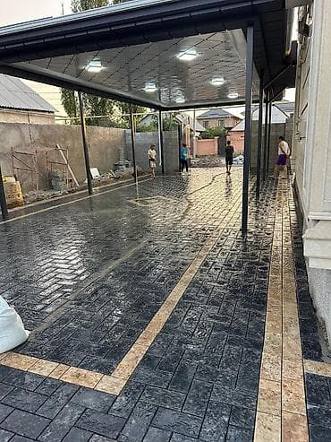 Укладка плитки: Укладка тротуарной плитки и мощение территорий под ключ — 1