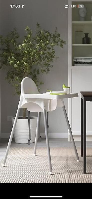 Продукты питания: Детский стульчик для кормления с подносом - Компактная модель со — 2