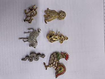 Набор декоративных брошей : Знаки Зодиака Состав набора (6 шт.): -